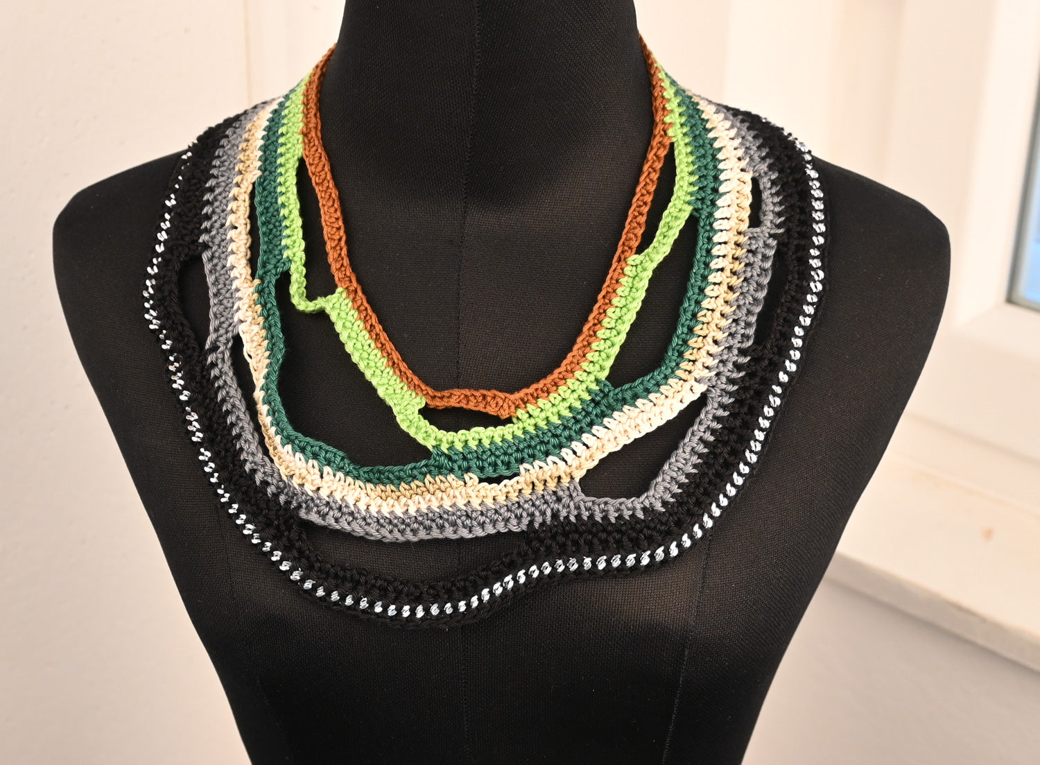 Torn necklace
