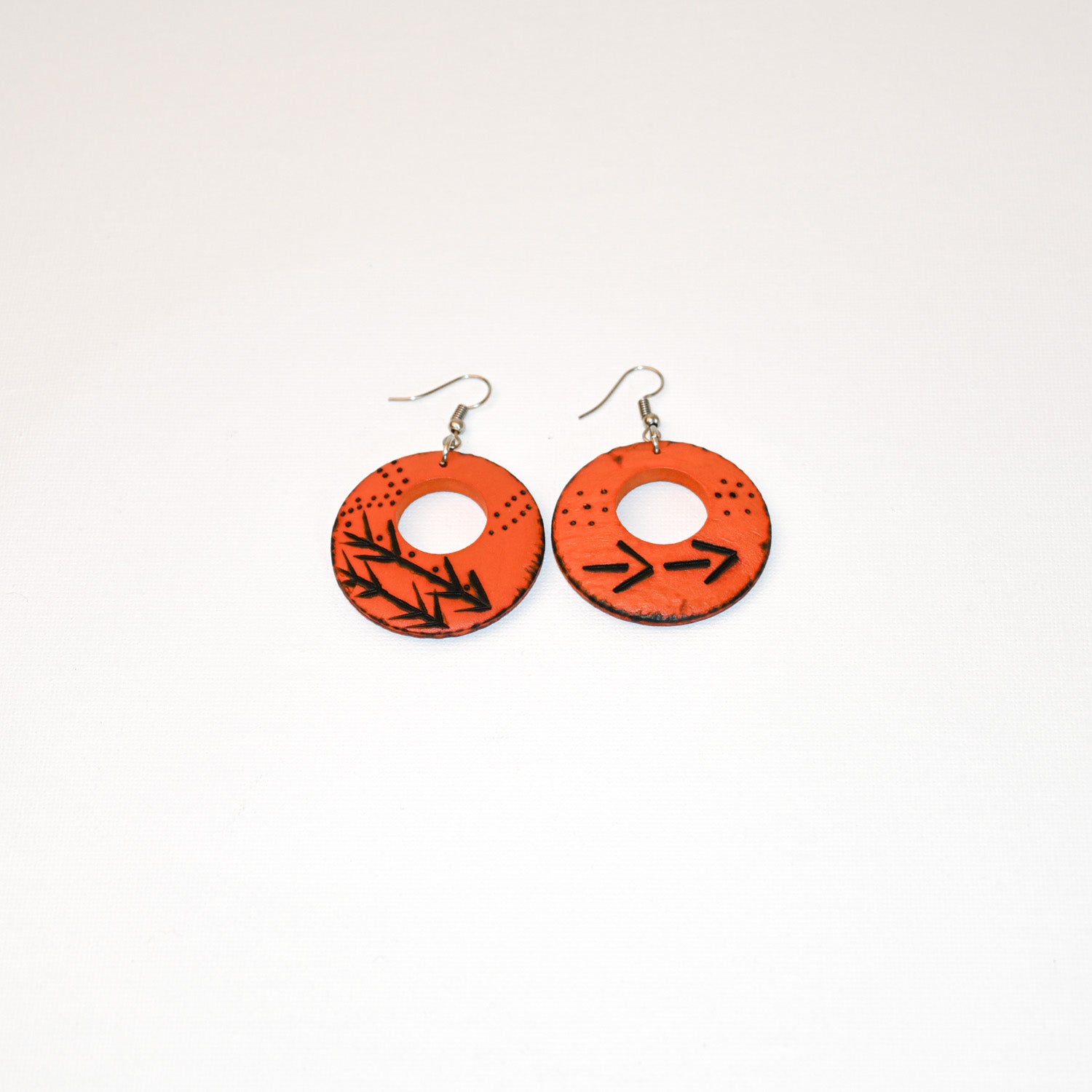 woood earrings