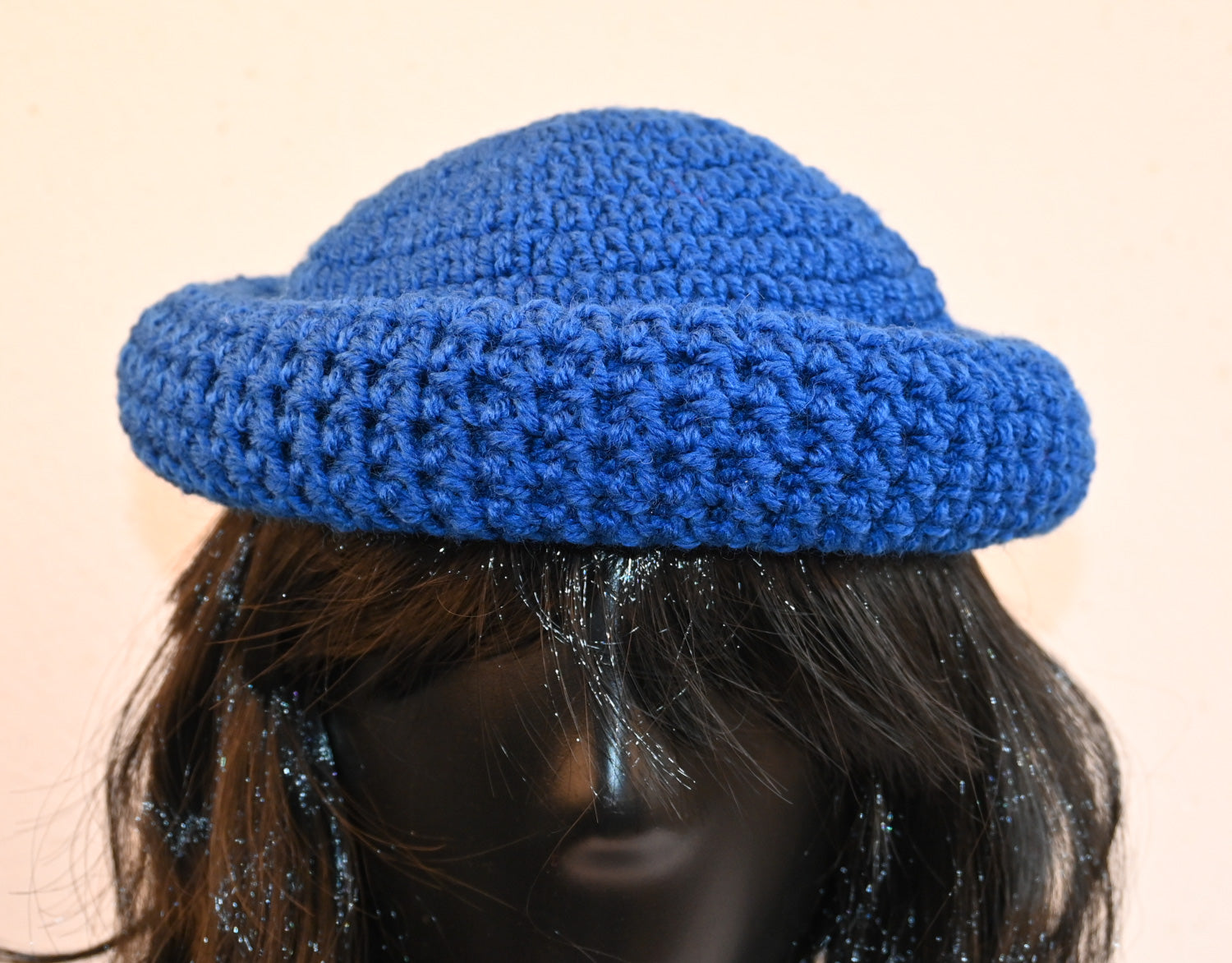 Blue hat