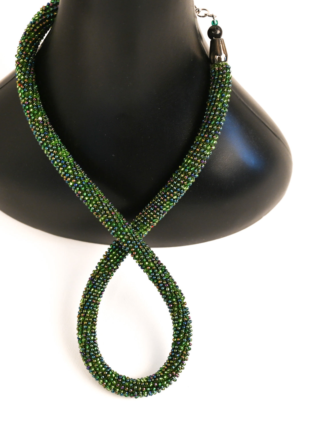 Boho crocheted necklace - image 3