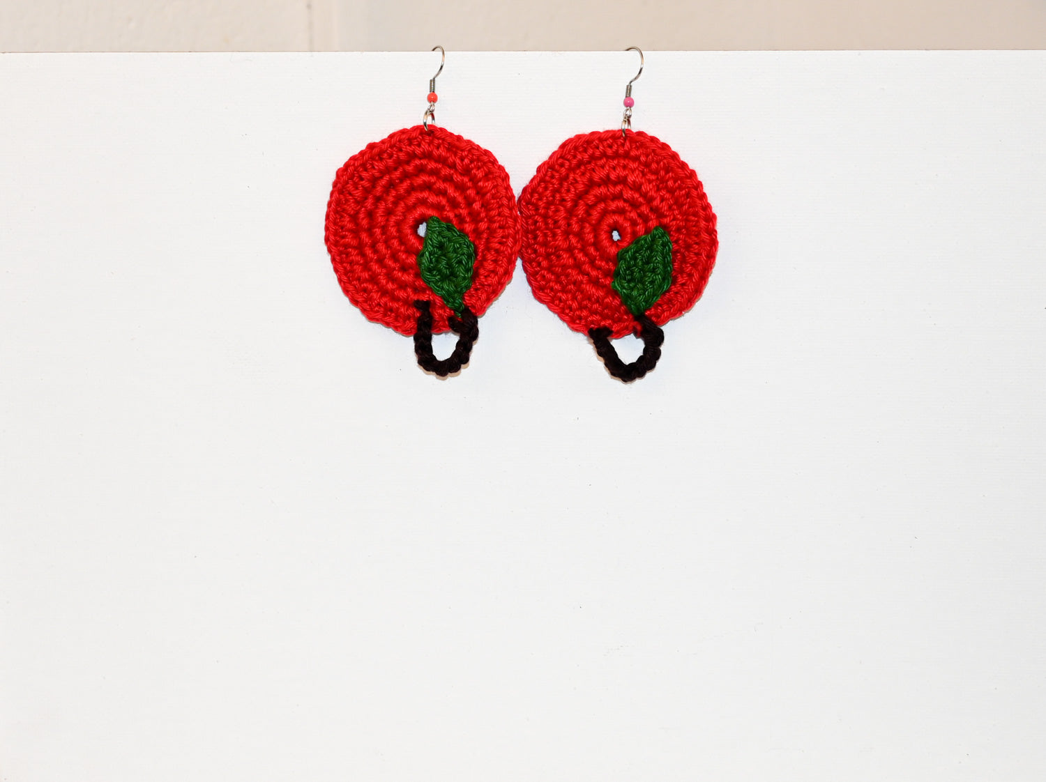 Leaf crochet earing - image 3