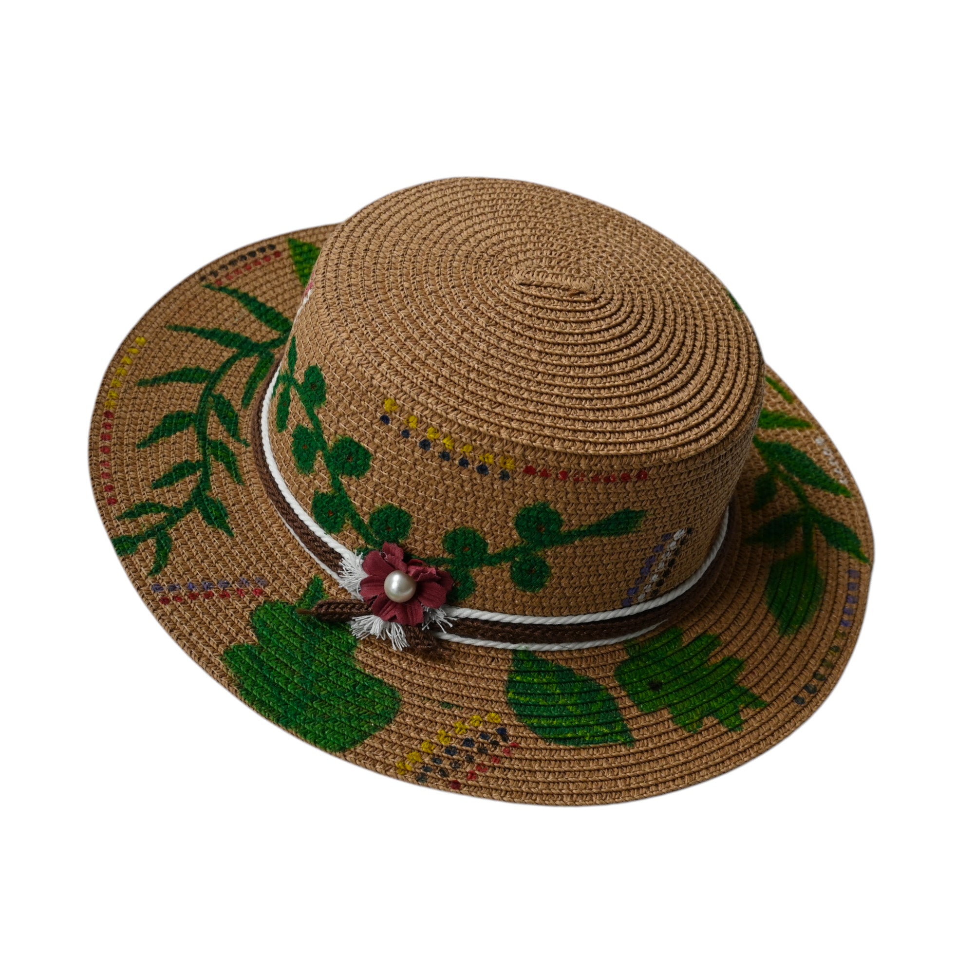 Vibrant painted hat - image 2