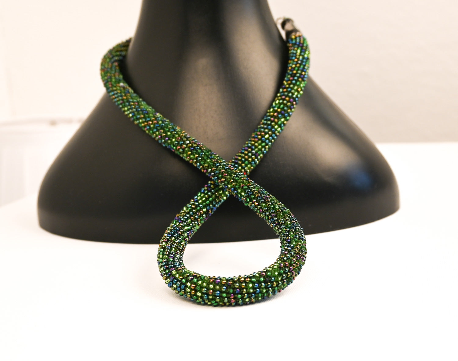 Boho crocheted necklace - image 2