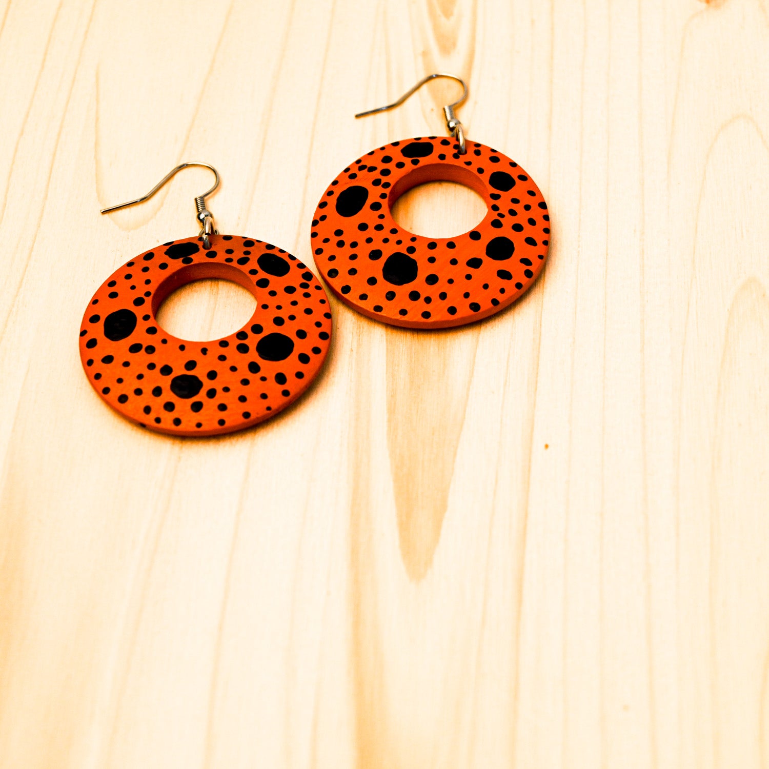 woood earrings - image 2