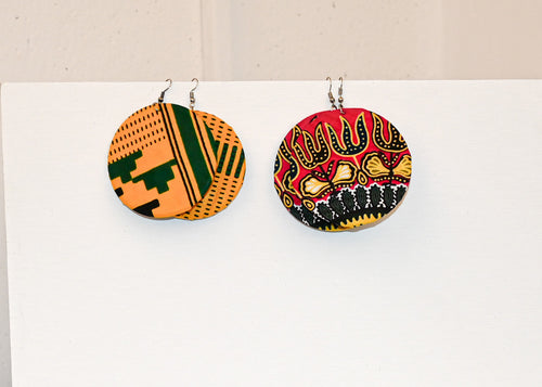 Ankara earrings