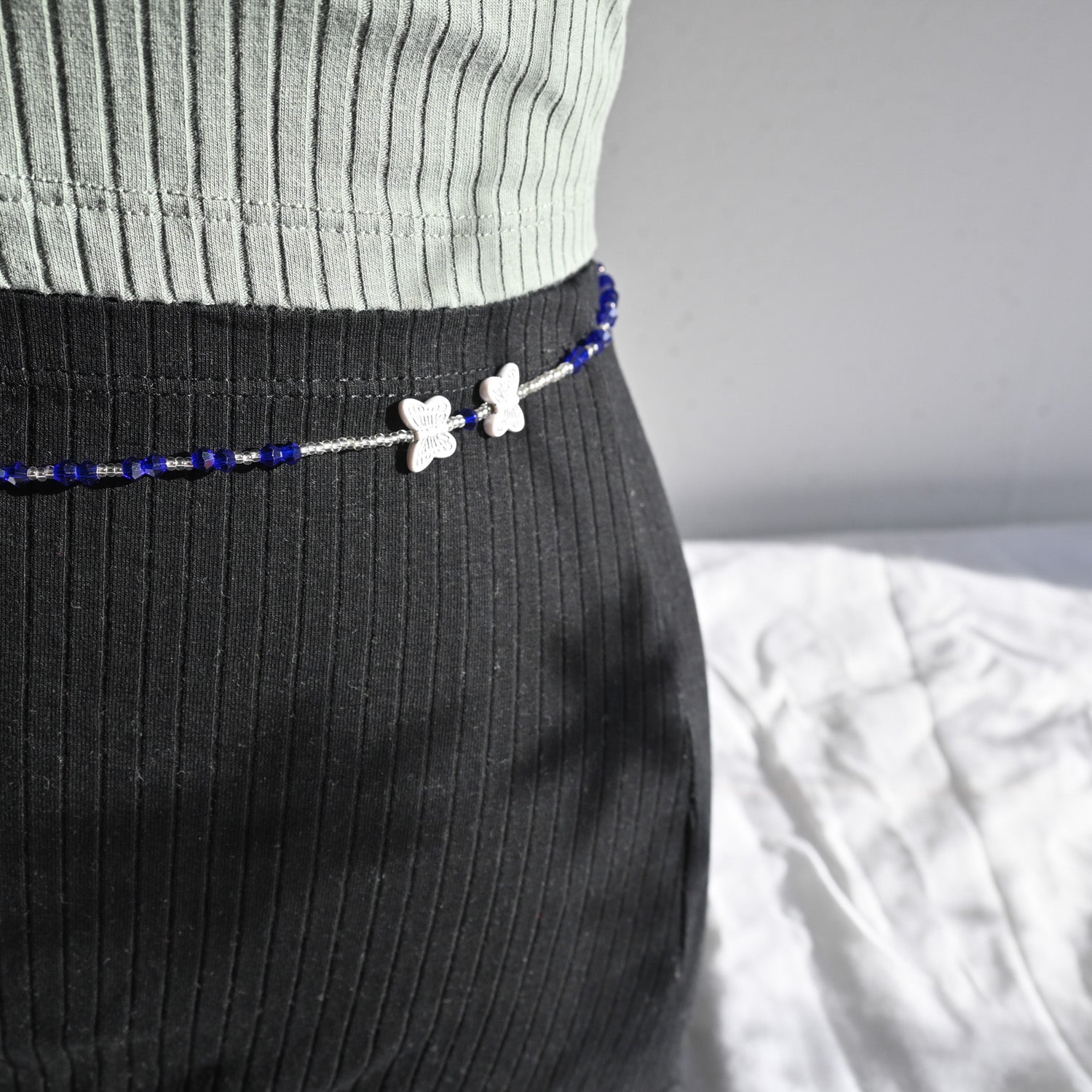 Kipepeo waist bead