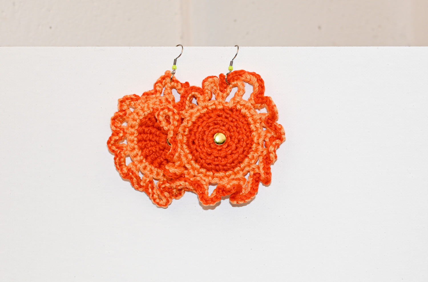 Bloom crocheted earring