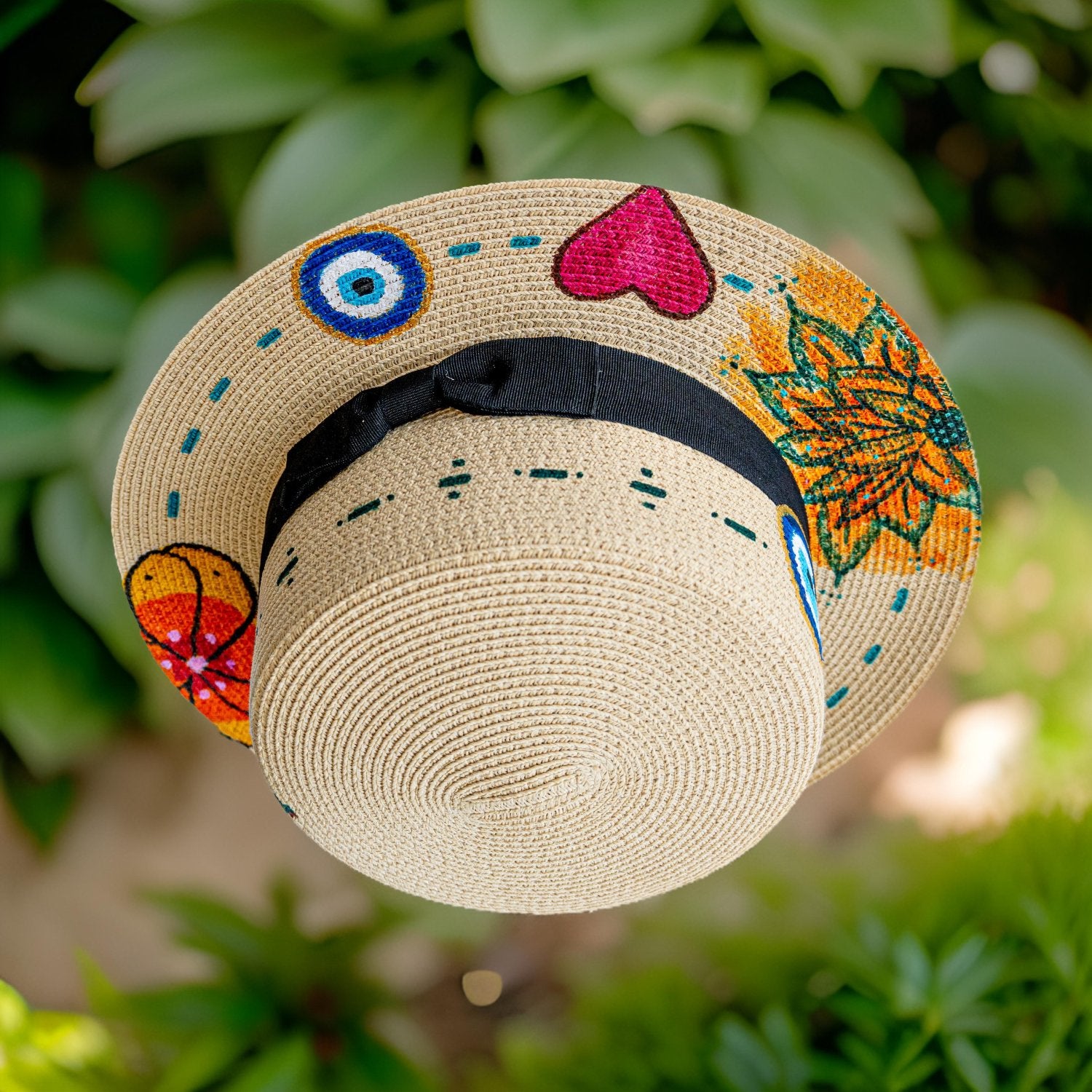Evil eye sun hat - image 3