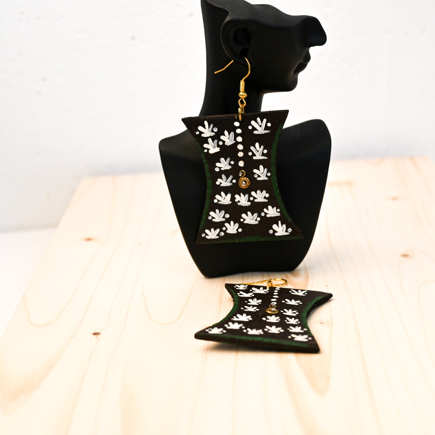 Wooden earring