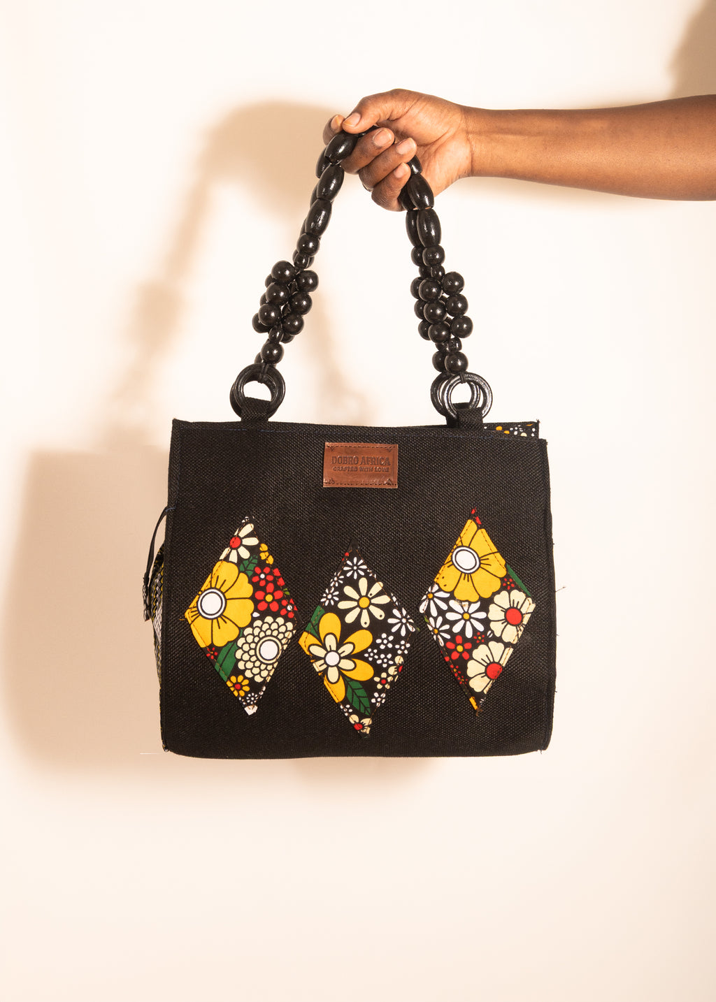 Midnight Floral Handle Bag