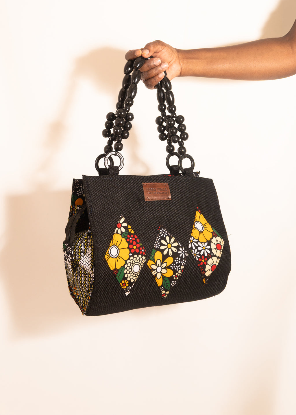 Midnight Floral Handle Bag
