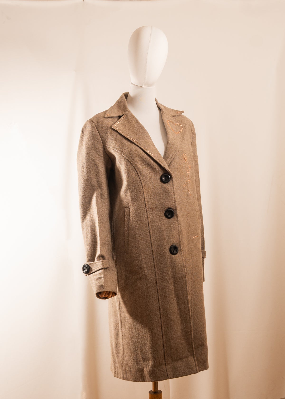 Coat with Rhinestones
