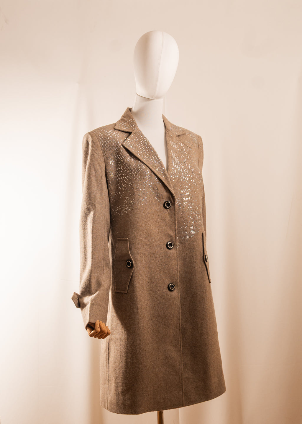 Coat with Rhinestones
