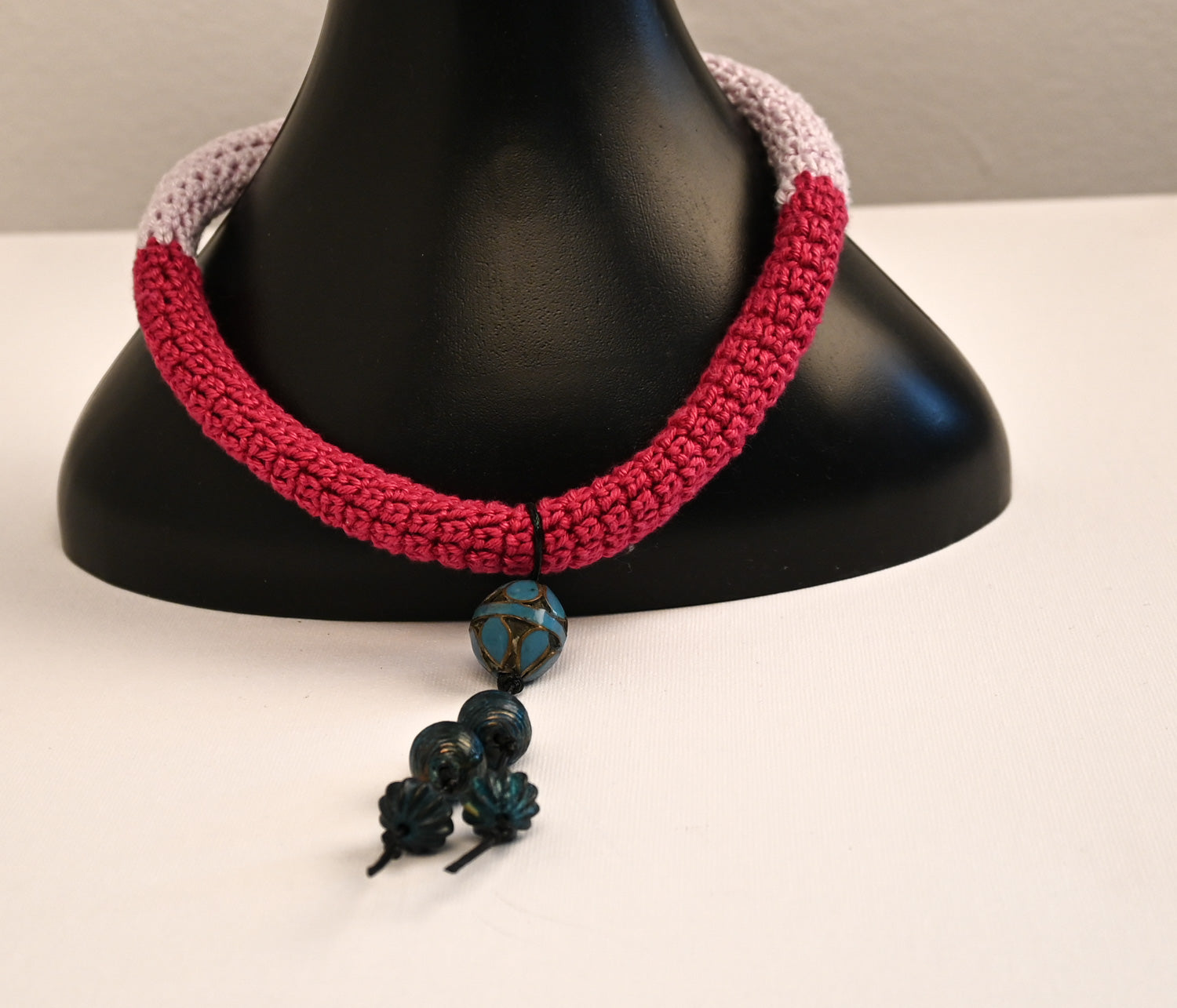 Cotton rope necklace