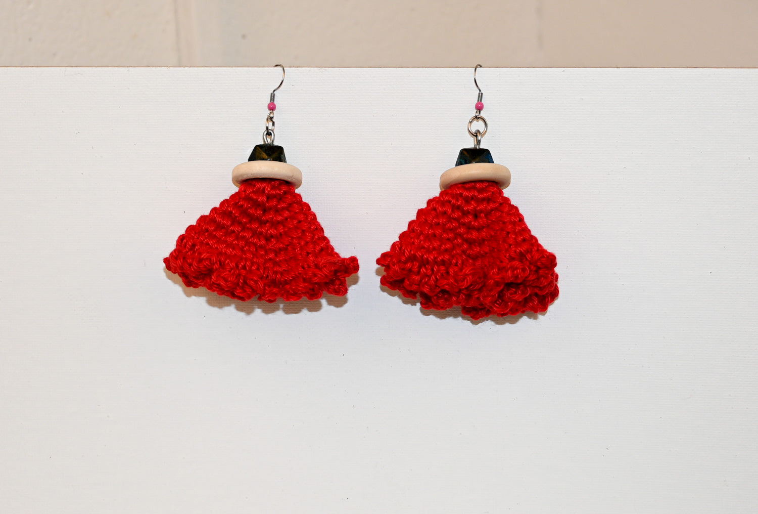 Red dress earring - image 2